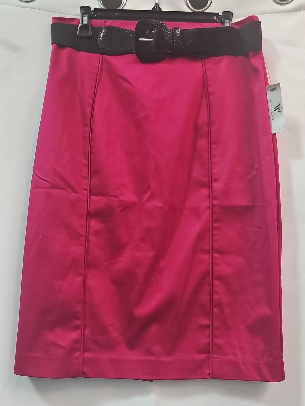 WORTHINGTON FDVERISH PINK PENCIL SKIRT BFPM-09-296